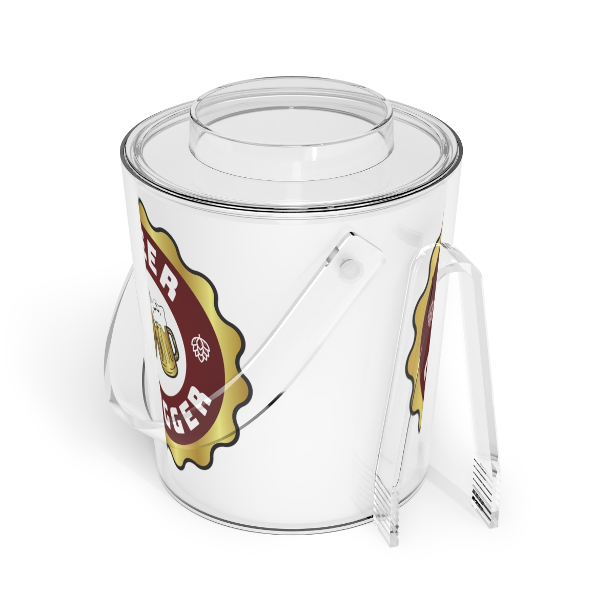 Ice Bucket with Tongs - Image 6