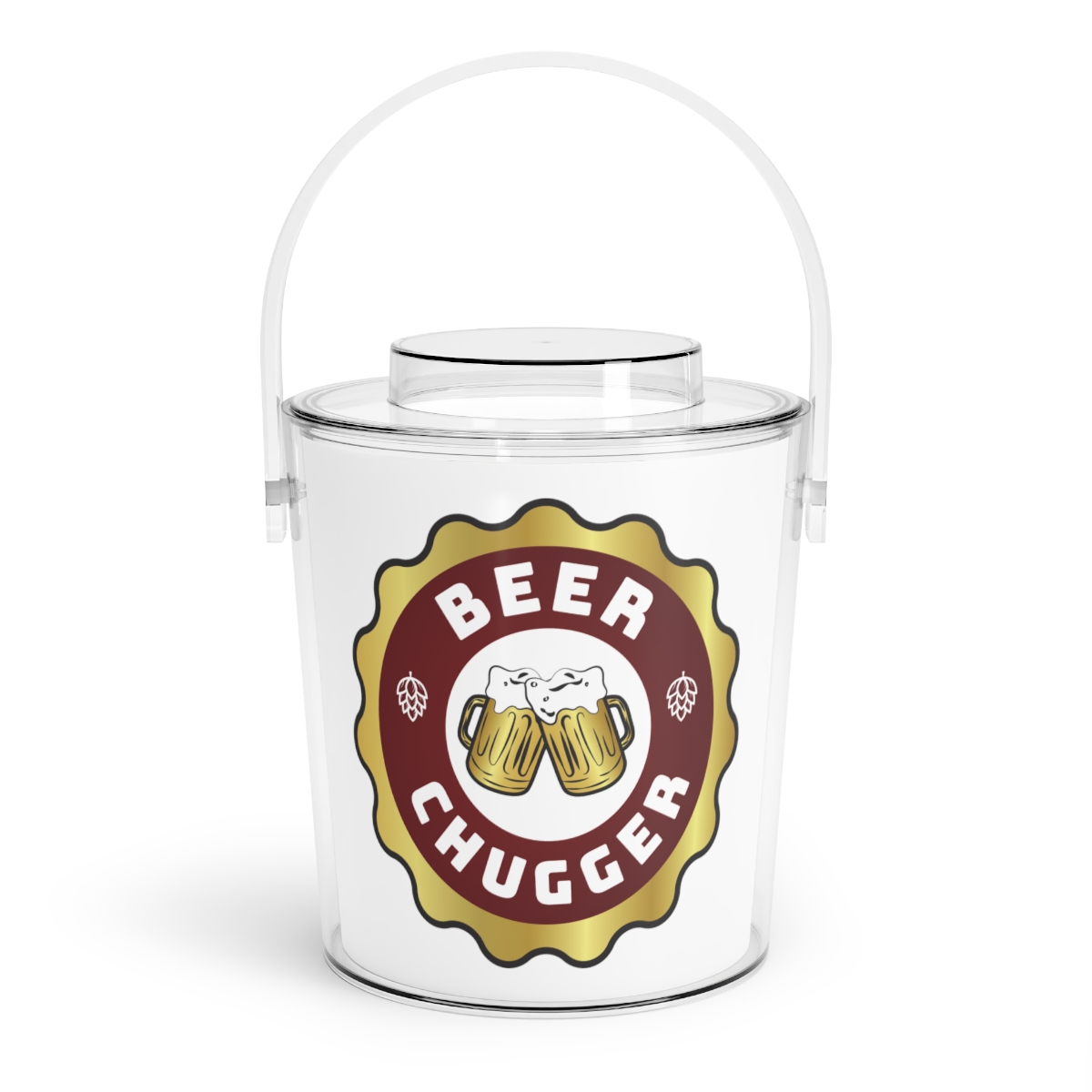 Ice Bucket with Tongs