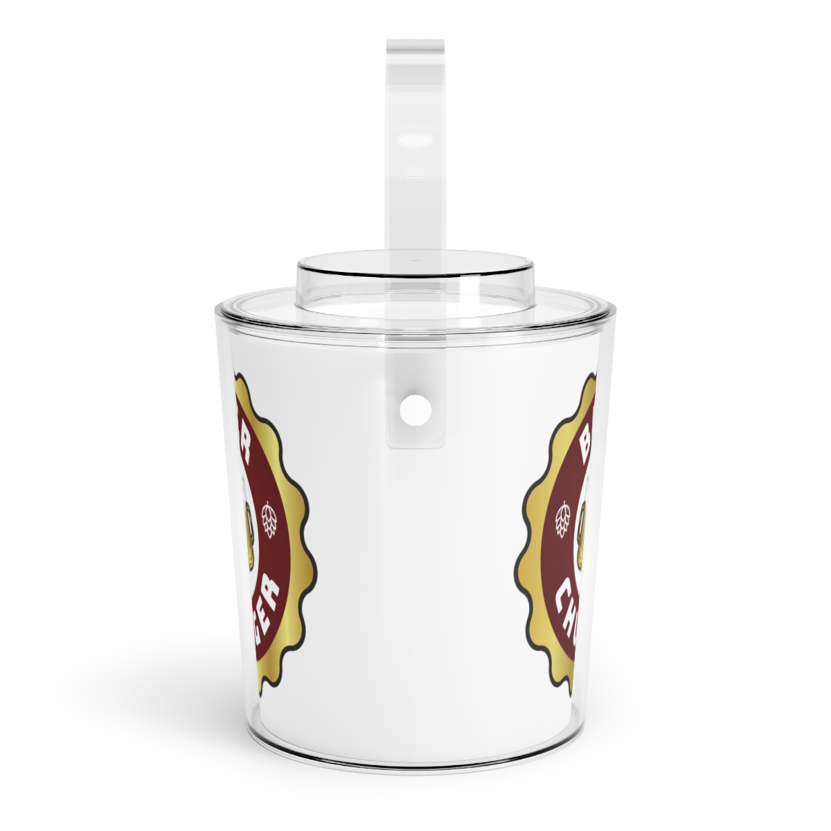 Ice Bucket with Tongs - Image 2