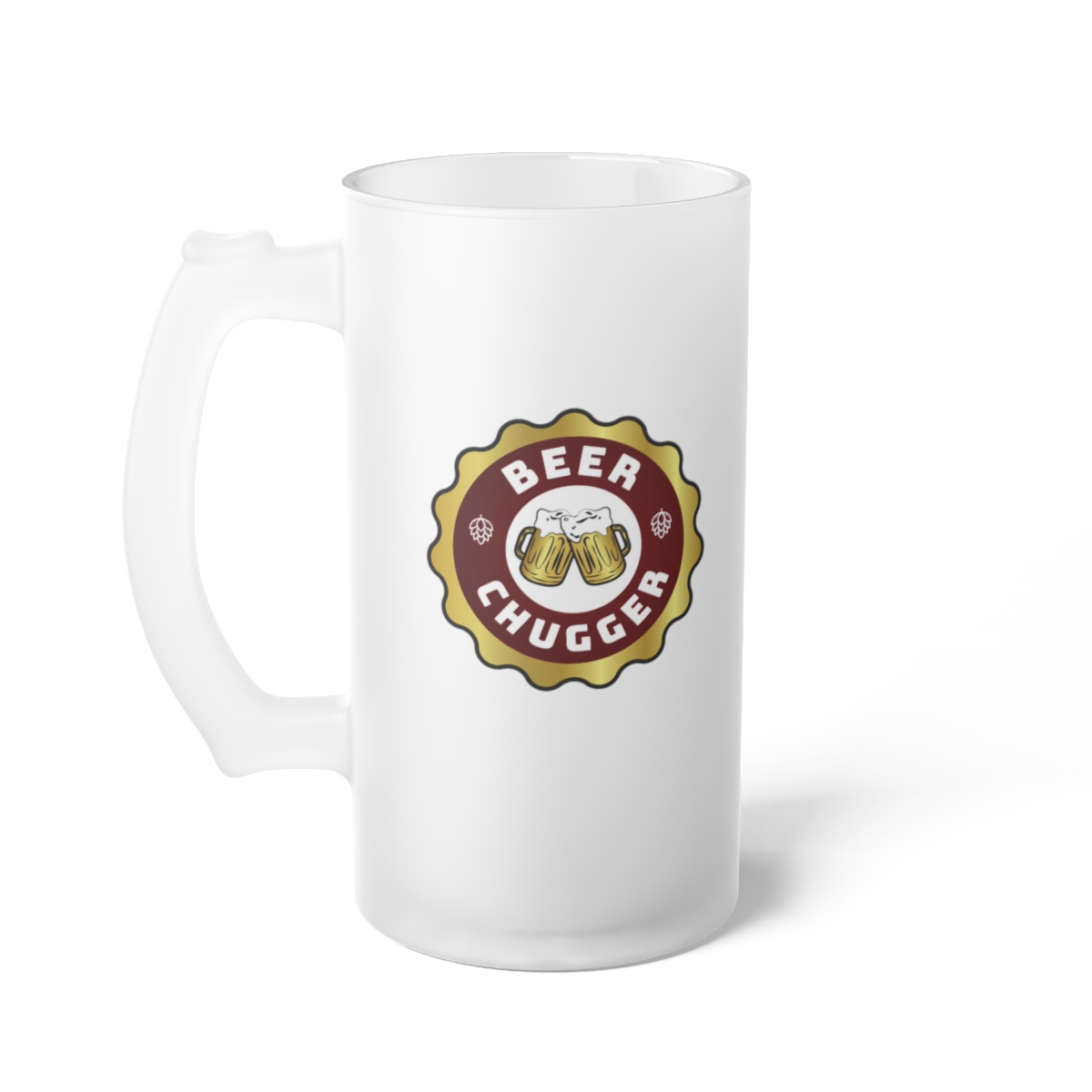 Frosted Glass Beer Mug