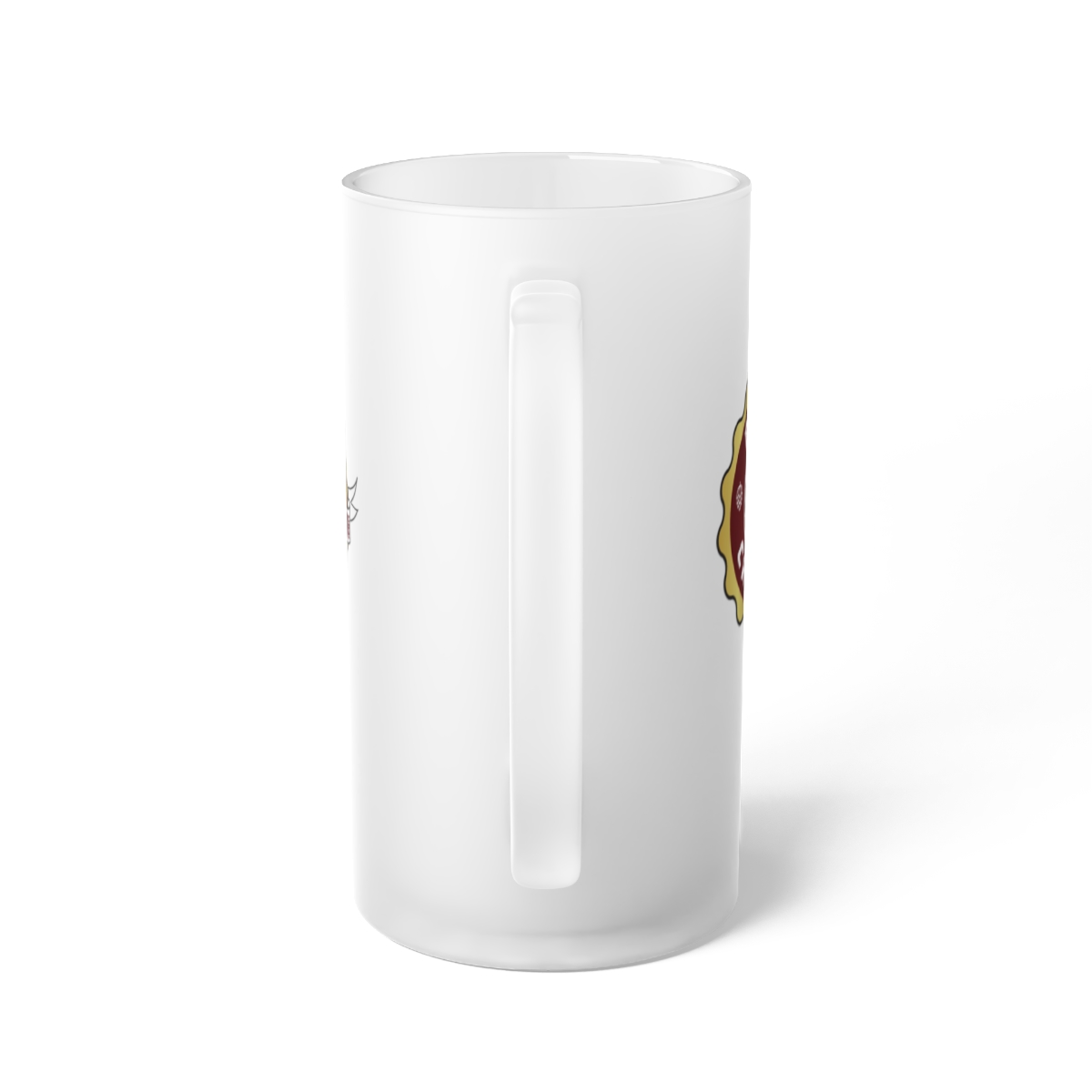 Frosted Glass Beer Mug - Image 3