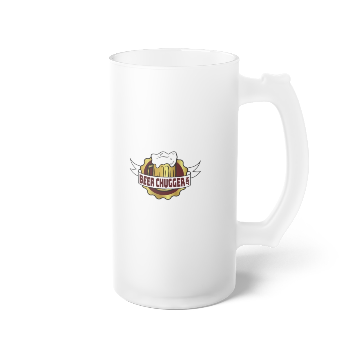 Frosted Glass Beer Mug - Image 4