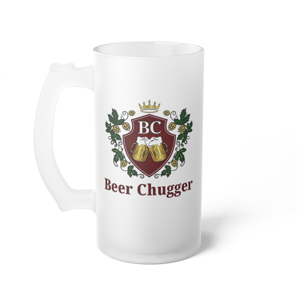Frosted Glass Beer Mug