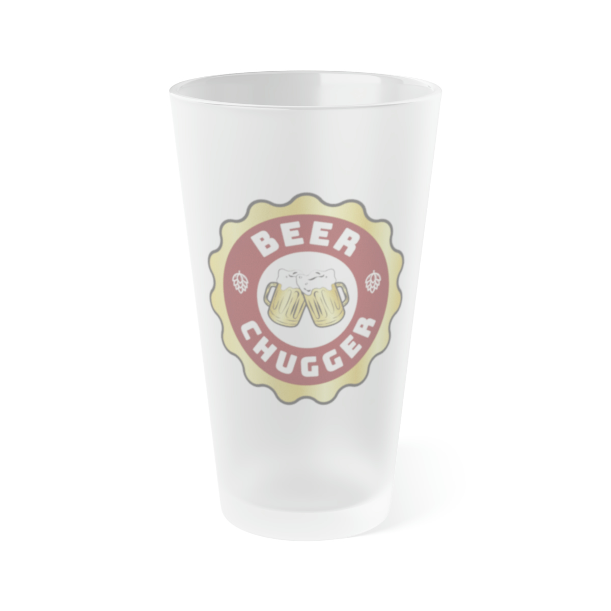 Frosted Pint Glass, 16oz