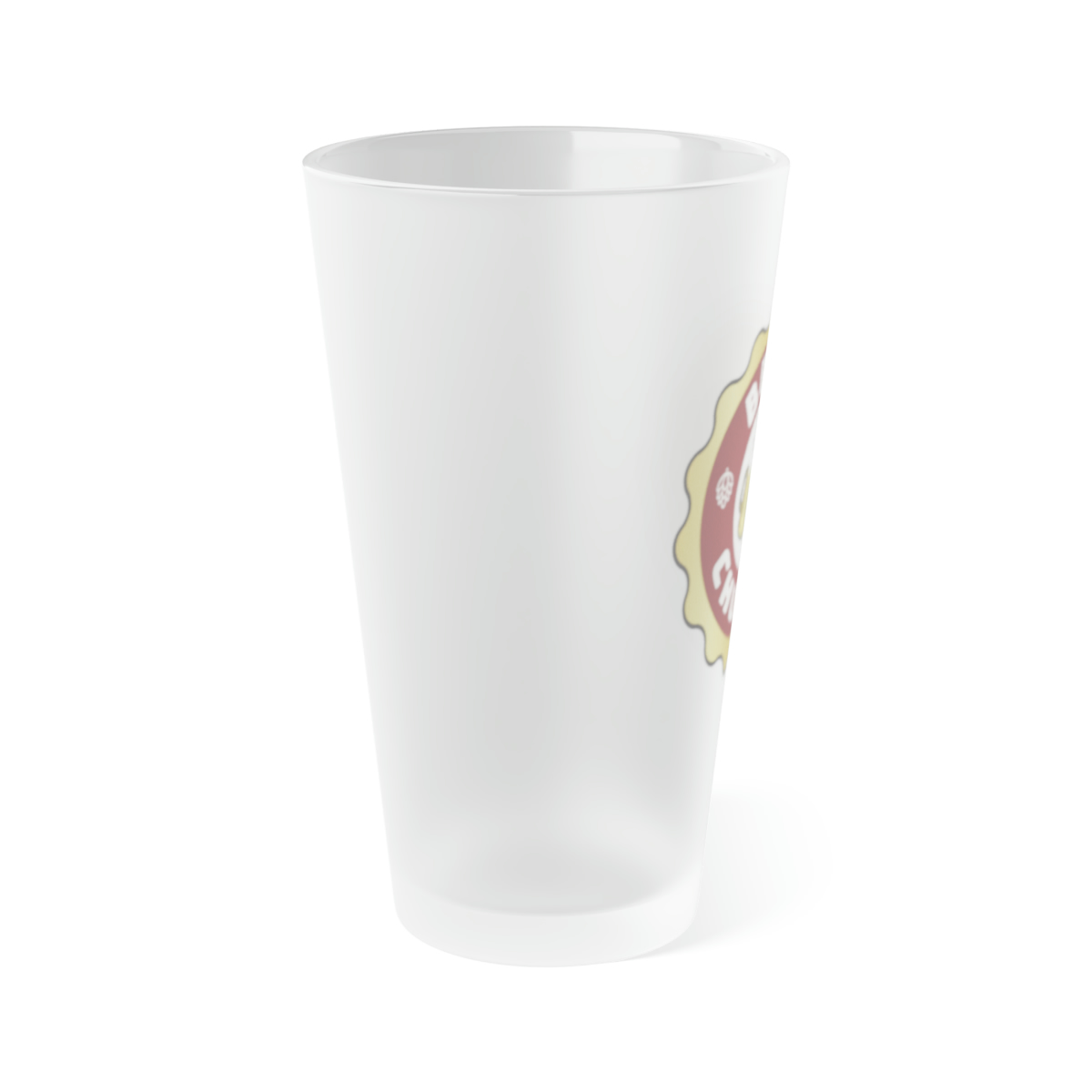 Frosted Pint Glass, 16oz - Image 2